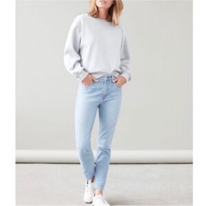 Everlane Boy Friend Jeans Light Blue